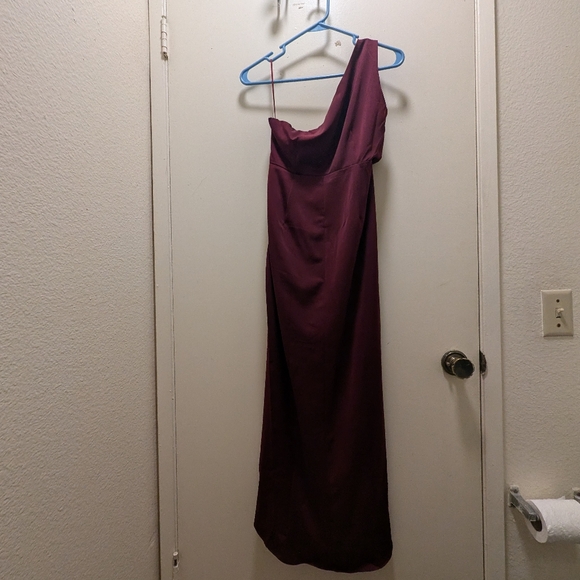 Showpo Felt So Happy Midi Dress in Wine Red - Picture 3 of 5
